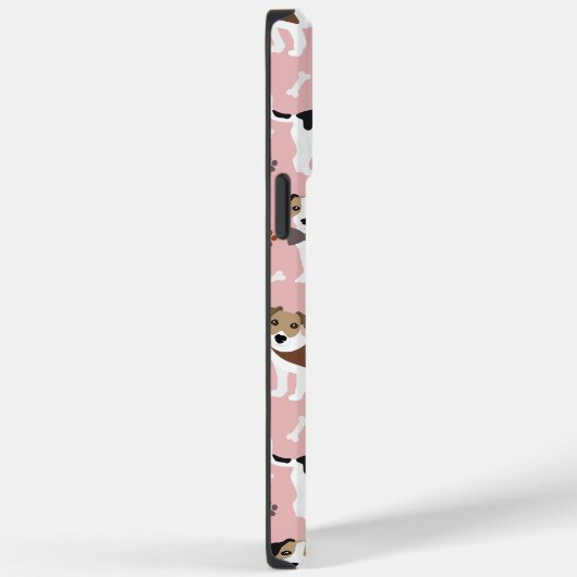 Jack Russell Terrier Paws and Bones Case-Mate iPhone Hülle (Rückseite / Rechts)