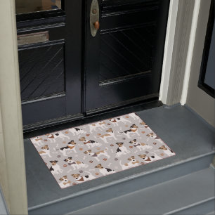 Jack Russell Terrier Paws and Bones Doormat Fußmatte