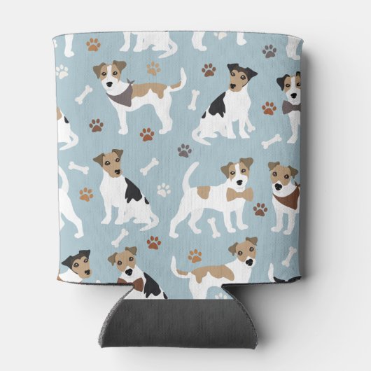 Jack Russell Terrier Paws and Bones Dosenkühler (Rückseite)