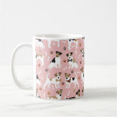 Jack Russell Terrier Paws and Bones Kaffeemaschine Kaffeetasse (Links)
