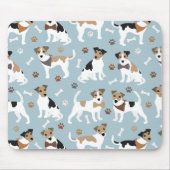 Jack Russell Terrier Paws and Bones Mousepad (Vorne)