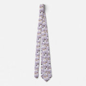 Jack Russell Terrier Paws and Bones Neck Tie Krawatte (Rückseite)