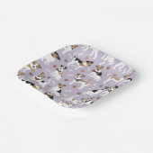 Jack Russell Terrier Paws and Bones Paper Tellers Pappteller (Gewinkelt)