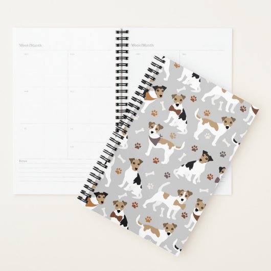 Jack Russell Terrier Paws and Bones Planner Planer (Anzeige)