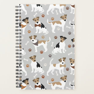 Jack Russell Terrier Paws and Bones Planner Planer