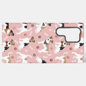 Jack Russell Terrier Paws and Bones Samsung Galaxy Hülle (Rückseite (Horizontal))