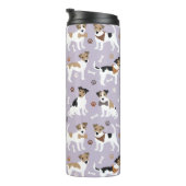 Jack Russell Terrier Paws and Bones Thermal Tumble Thermosbecher (Nach rechts gedreht)