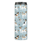 Jack Russell Terrier Paws and Bones Thermosbecher (Rückseite)
