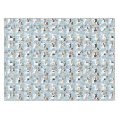 Jack Russell Terrier Paws and Bones Tischdecke (Vorderseite (Horizontal))