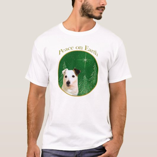 Jack Russell Terrier Peace T-Shirt (Vorderseite)