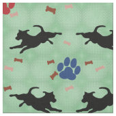 Jack Russell Terrier - Personalisiert Stoff (Nahaufnahme)