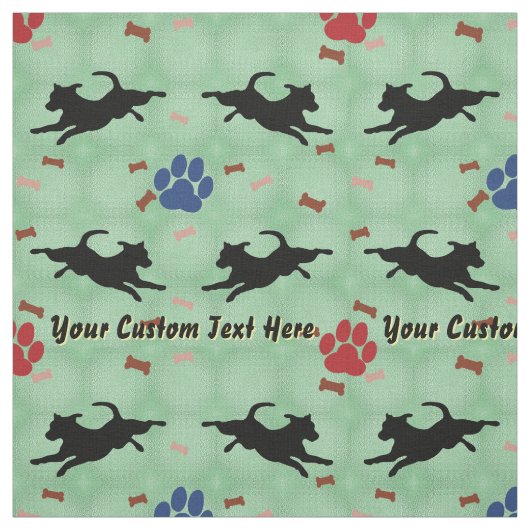 Jack Russell Terrier - Personalisiert Stoff (Muster)