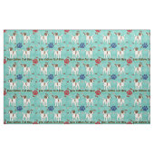 Jack Russell Terrier - Personalisiert Stoff (Fat Quarter (45,7 x 55,9 cm))