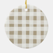 Jack Russell Terrier Personalisierter Weihnachtshu Keramik Ornament (Hinten)