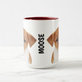Jack Russell Terrier Personalized Mug Tasse (Zentrum)