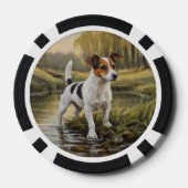 Jack Russell Terrier Pokerchips (Rückseite)