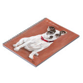 Jack-Russell-Terrier-Porträt-Notizbuch Notizblock (Linke Seite)