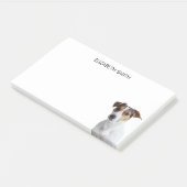 Jack Russell Terrier Post-it Klebezettel (angewinkelt)