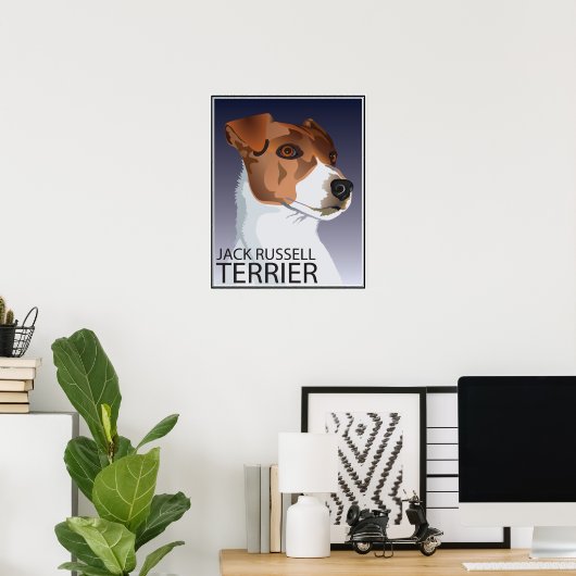 Jack Russell Terrier Poster (Heimbüro)