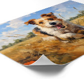Jack Russell Terrier Poster (Ecke)