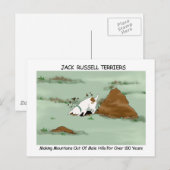 Jack Russell Terrier Postkarte (Vorne/Hinten)