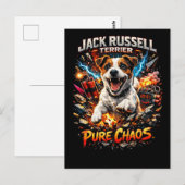 Jack Russell Terrier Postkarte (Vorne/Hinten)