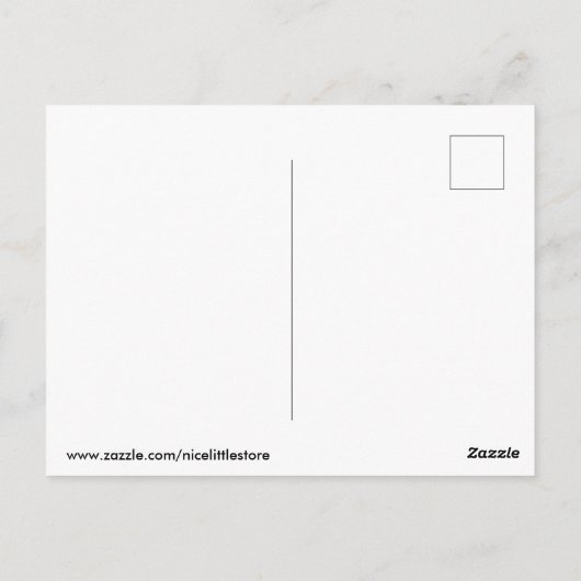 Jack Russell Terrier Postkarte (Rückseite)