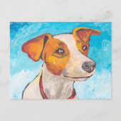 Jack Russell Terrier Postkarte (Vorderseite)