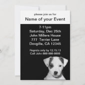 Jack Russell Terrier Puppy Einladung (Rückseite)