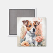 Jack Russell Terrier Puppy Magnet (Vorderseite/Rückseite)