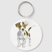 Jack Russell Terrier Puppy Schlüsselanhänger (Vorderseite)