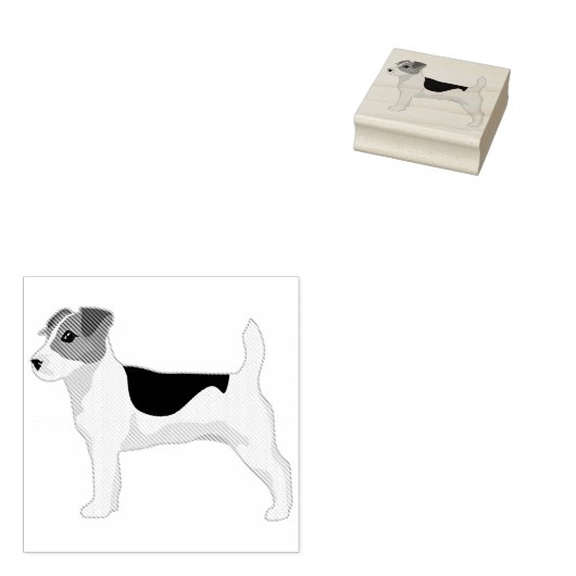 Jack Russell Terrier Rubber Briefmarke Gummistempel (Stempel)