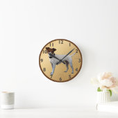 Jack Russell Terrier Runde Wanduhr (Zuhause)
