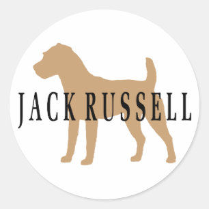 Jack Russell Terrier Runder Aufkleber
