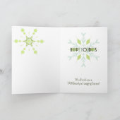 Jack Russell Terrier Santa Dog Grünen Weihnachten (Innenseite)