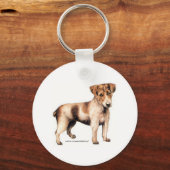 Jack Russell Terrier Schlüsselanhänger (Vorderseite)