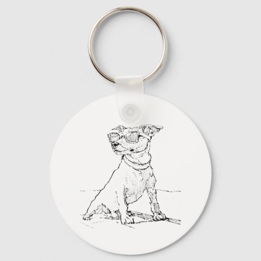 Jack Russell Terrier Schlüsselanhänger (Vorderseite)