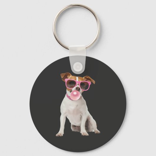 Jack Russell Terrier Schlüsselanhänger (Vorderseite)