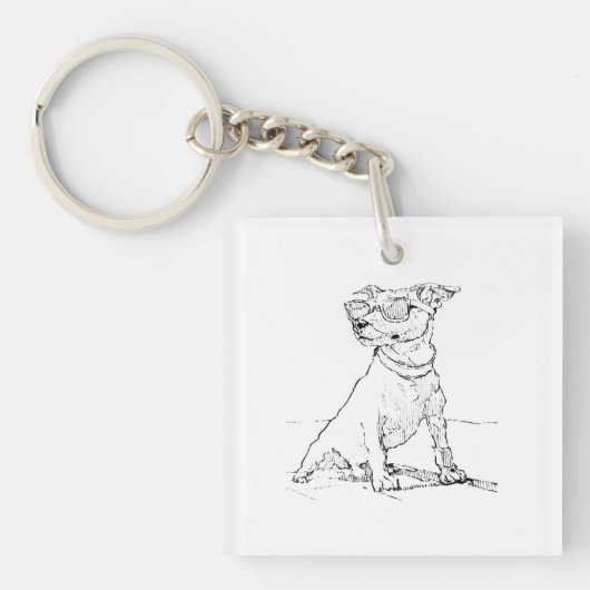 Jack Russell Terrier  Schlüsselanhänger (Vorderseite)