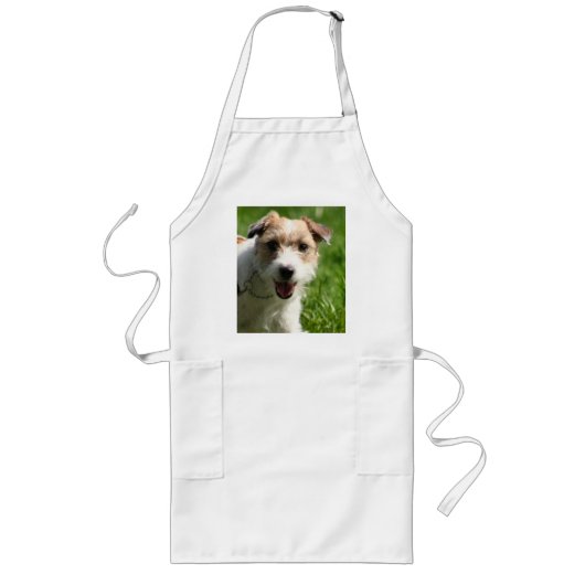 Jack-Russell-Terrier-Schürze Lange Schürze (Vorne)
