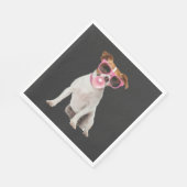 Jack Russell Terrier Serviette (Ecke)