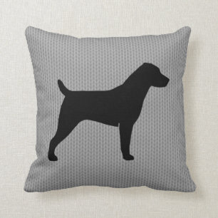 Jack Russell Terrier Silhouette Kissen