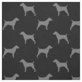 Jack-Russell-Terrier-Silhouette-Muster Stoff (Muster)