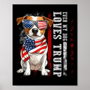 Jack Russell Terrier sogar meine Hunde Lieben Trum Poster
