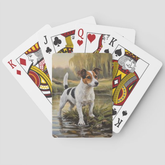 Jack Russell Terrier Spielkarten (Rückseite)