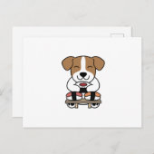 Jack Russell Terrier Sushi Lover Postkarte (Vorne/Hinten)