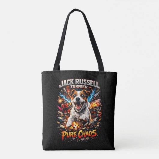 Jack Russell Terrier Tasche (Rückseite)