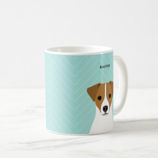 Jack Russell Terrier Tasse (VorderseiteRechts)