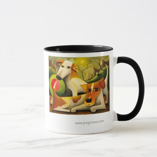Jack-Russell-Terrier-Tasse Tasse (Rechts)