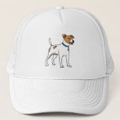 Jack Russell Terrier Truckerkappe (Vorderseite)